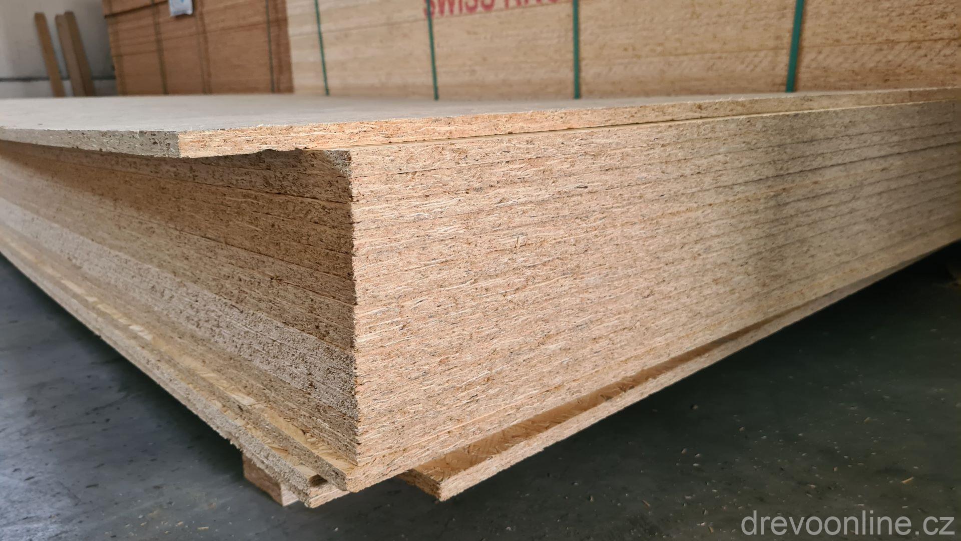 OSB 3 deska 12 mm, ostrá hrana 2500 x 1250 - CENA za m2