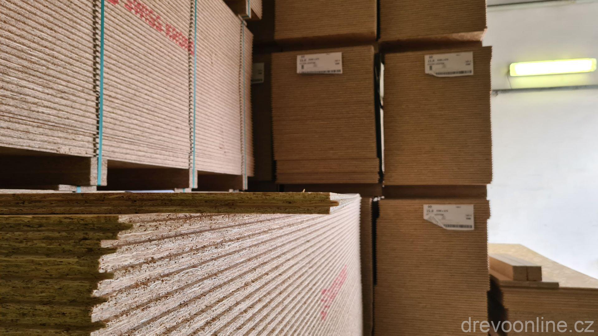 OSB 3 deska 15 mm, 4PD 2500 x 675 - CENA za m2