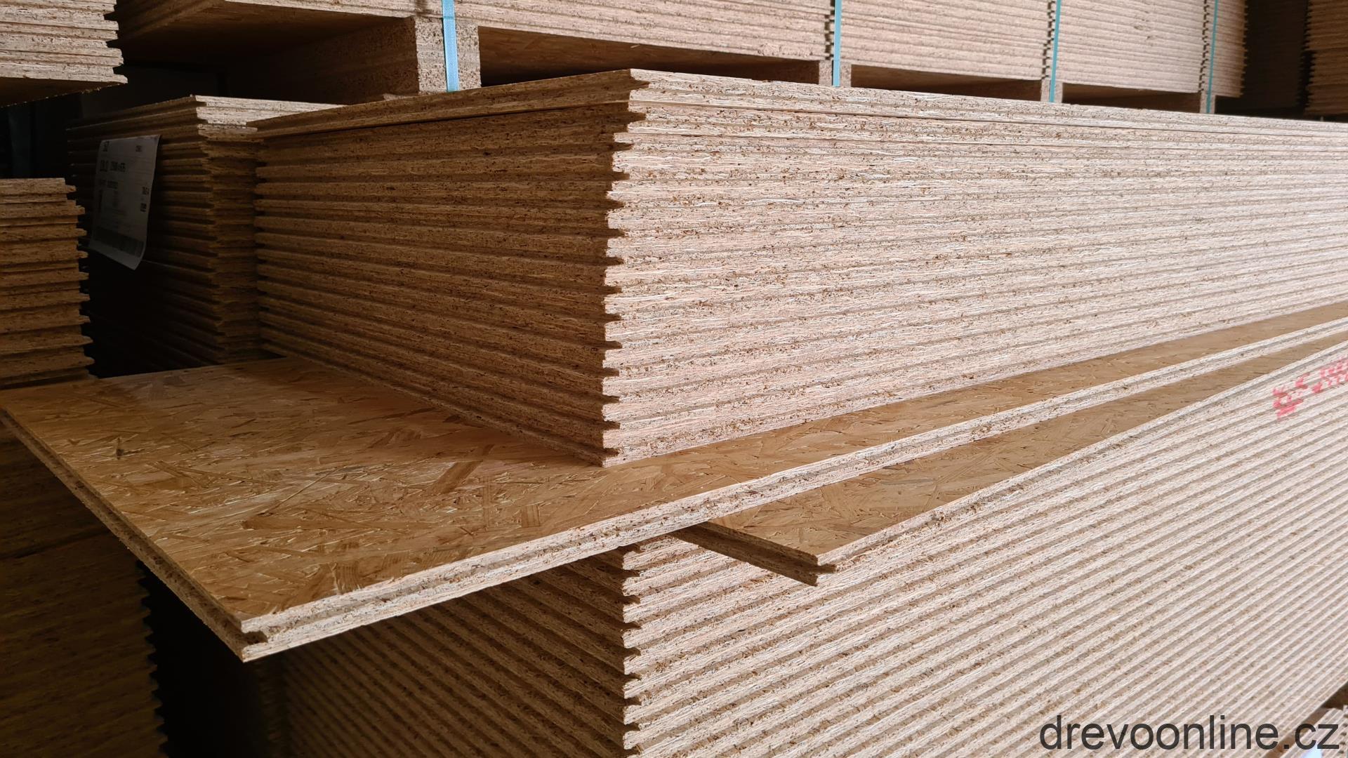 OSB 3 deska 15 mm, 4PD 2500 x 675 - CENA za m2