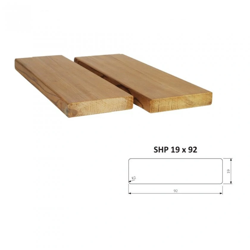 Hoblované prkno SHP 19 x 92 x 3000 mm - THERMOWOOD