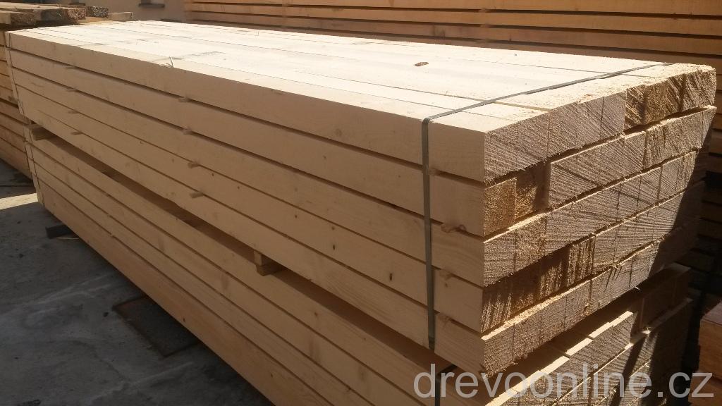 Hranol dřevěný smrkový 100 x100 délka 3 m