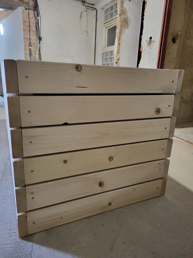 Vyvýšený záhon 210x88cm výška 77cm