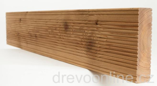 Terasové prkno - sibiřský modřín délka 4m 28mm x 143mm