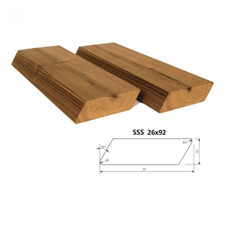 Obkladový panel SSS 26 x 68 x 3000 mm - THERMOWOOD