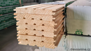 Palubka obkladová smrková klasik A/B, 15x116x3 000mm, (2,436)/bal)